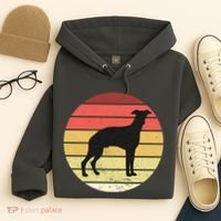 Retro Sunset Dog Lover Hoodie thumb 4