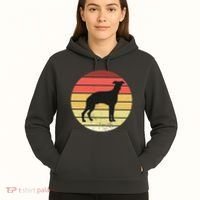 Retro Sunset Dog Lover Hoodie thumb 5