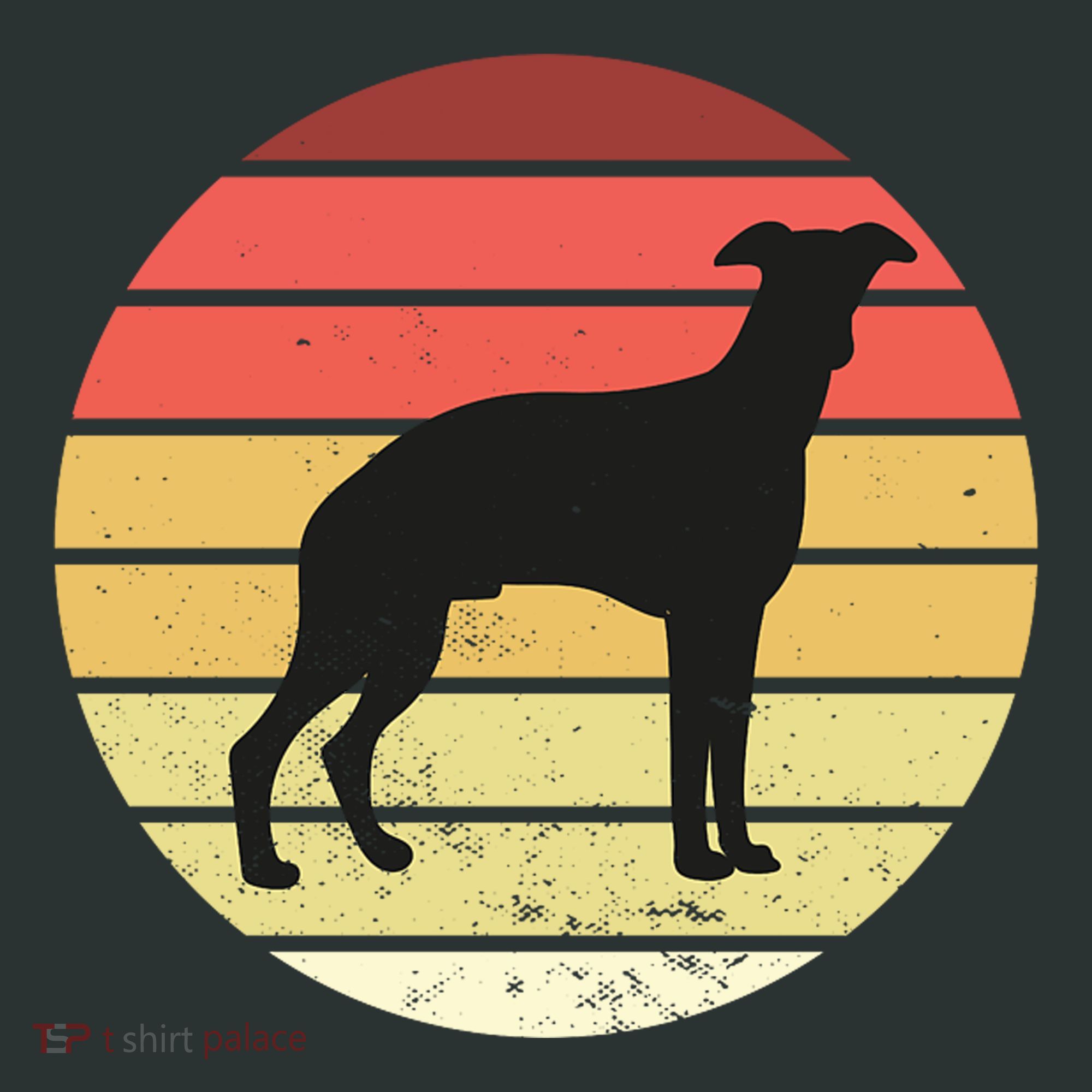 Retro Sunset Dog Lover Long Sleeve Shirt