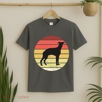 Retro Sunset Dog Lover T-Shirt thumb 2