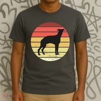 Retro Sunset Dog Lover T-Shirt thumb 3