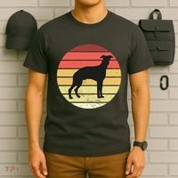 Retro Sunset Dog Lover T-Shirt thumb 6