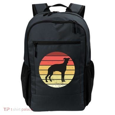 Retro Sunset Dog Lover Backpack