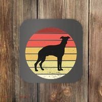 Retro Sunset Dog Lover Coaster thumb 0