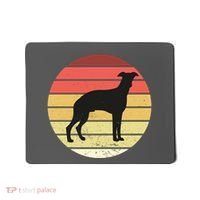 Retro Sunset Dog Lover Mousepad thumb 0