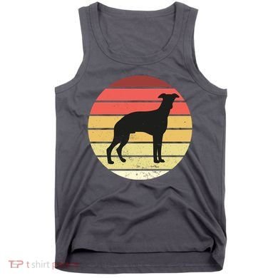 Retro Sunset Dog Lover Tank Top
