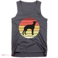 Retro Sunset Dog Lover Tank Top thumb 0