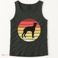 Retro Sunset Dog Lover Tank Top thumb 2