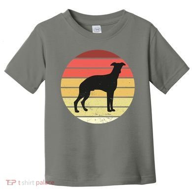 Retro Sunset Dog Lover Toddler T-Shirt