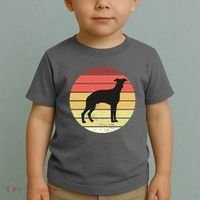 Retro Sunset Dog Lover Toddler T-Shirt thumb 2