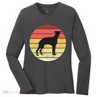 Retro Sunset Dog Lover Women's Long Sleeve Shirt thumb 0