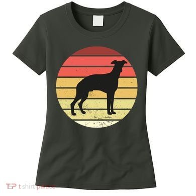 Retro Sunset Dog Lover Women's T-Shirt