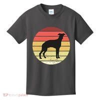 Retro Sunset Dog Lover Kids T-Shirt thumb 0