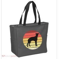 Retro Sunset Dog Lover Tote Bag thumb 2