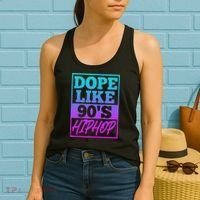 Rapper Saying Dope Like 90s Hip Hop Music Rapper Hip Hop Women's Tank Top thumb 2