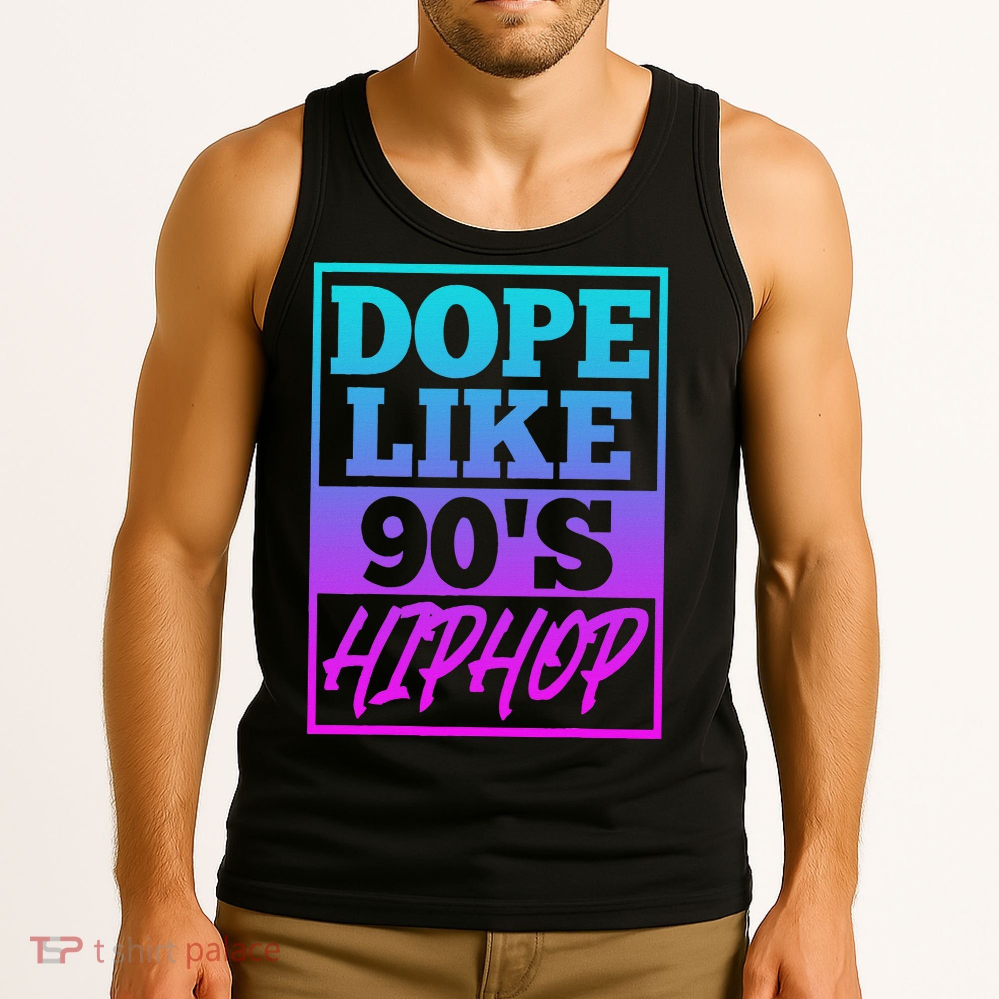 Rapper Saying Dope Like 90s Hip Hop Music Rapper Hip Hop Tank Top