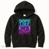 Rapper Saying Dope Like 90s Hip Hop Music Rapper Hip Hop Kids Hoodie thumb 0