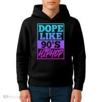 Rapper Saying Dope Like 90s Hip Hop Music Rapper Hip Hop Kids Hoodie thumb 4