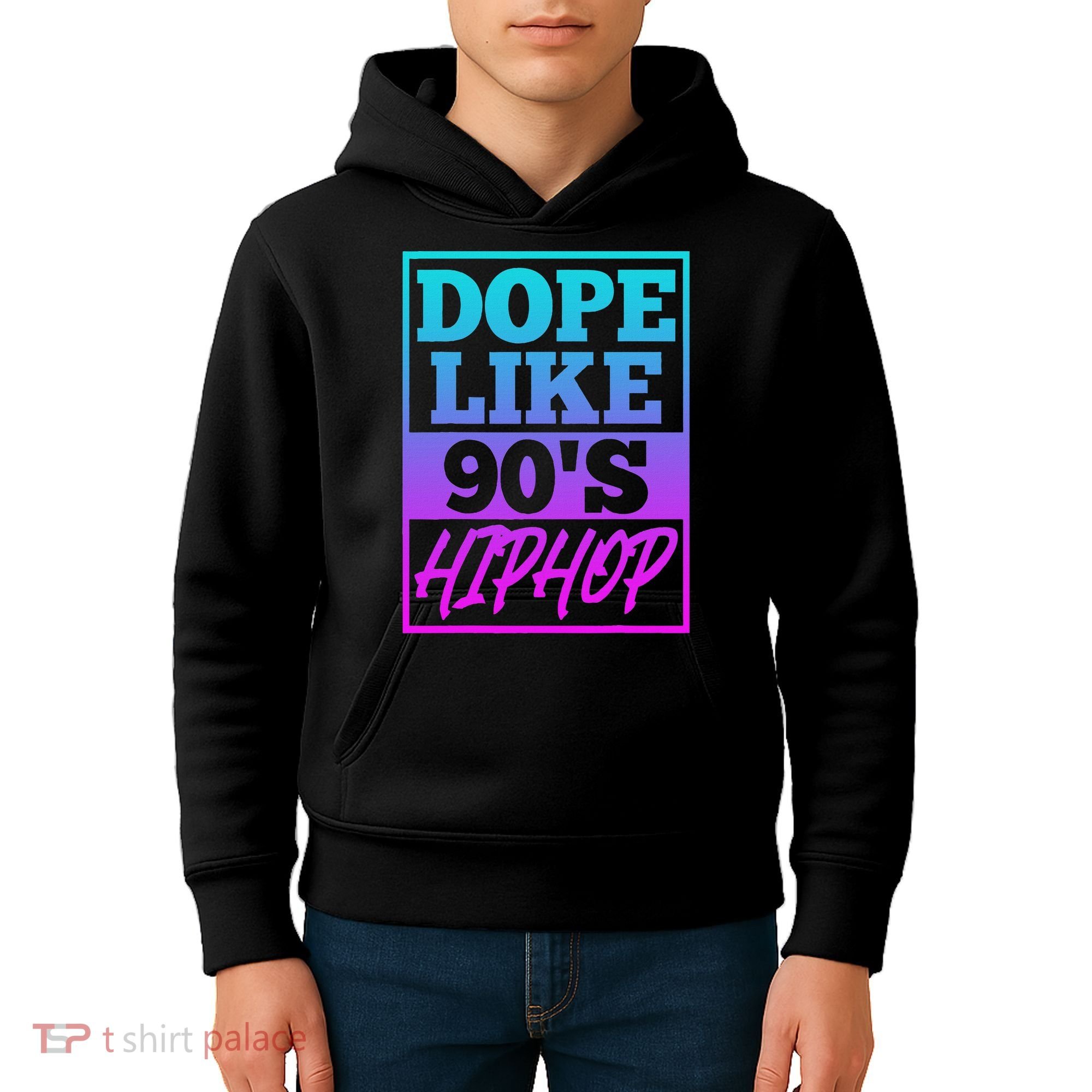 Rapper Saying Dope Like 90s Hip Hop Music Rapper Hip Hop Kids Hoodie