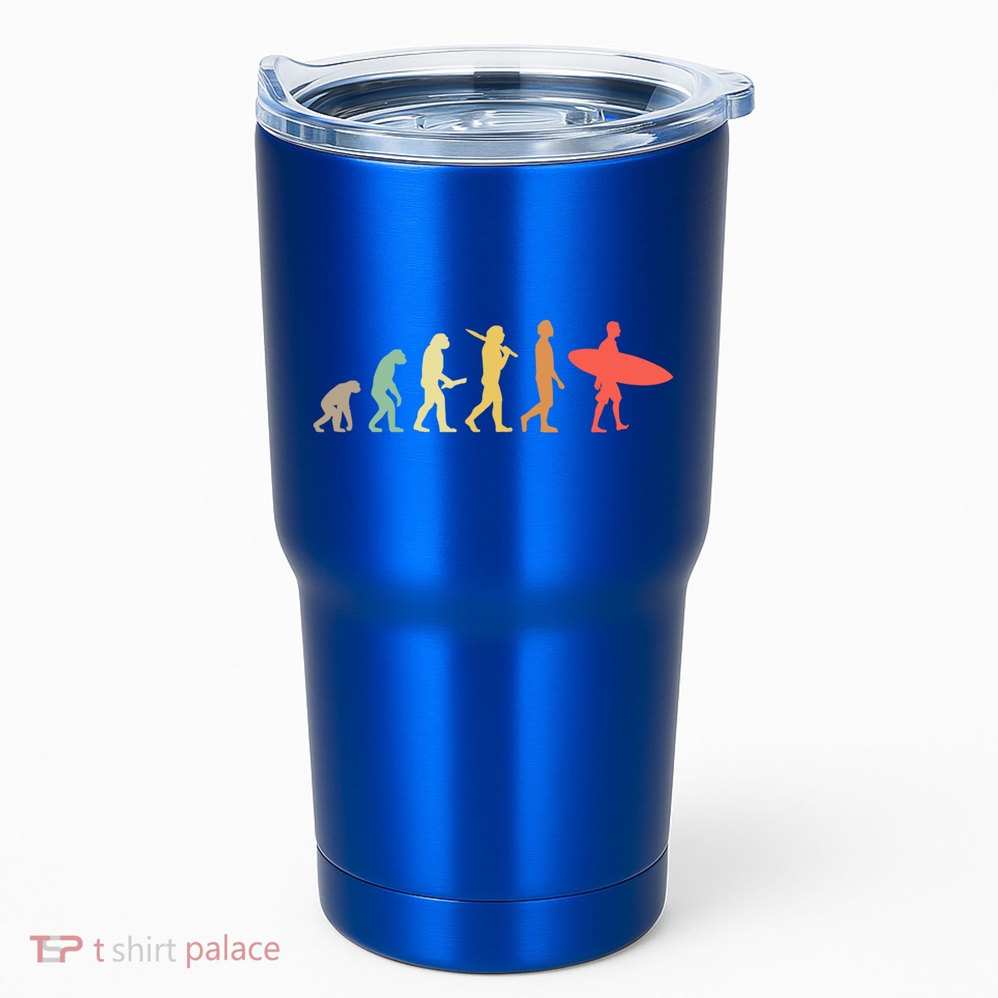 Retro Surfing Evolution Gift For Surfers Meaningful Gift Tumbler
