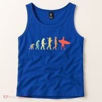 Retro Surfing Evolution Gift For Surfers Meaningful Gift Tank Top thumb 2