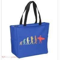 Retro Surfing Evolution Gift For Surfers Meaningful Gift Tote Bag thumb 2