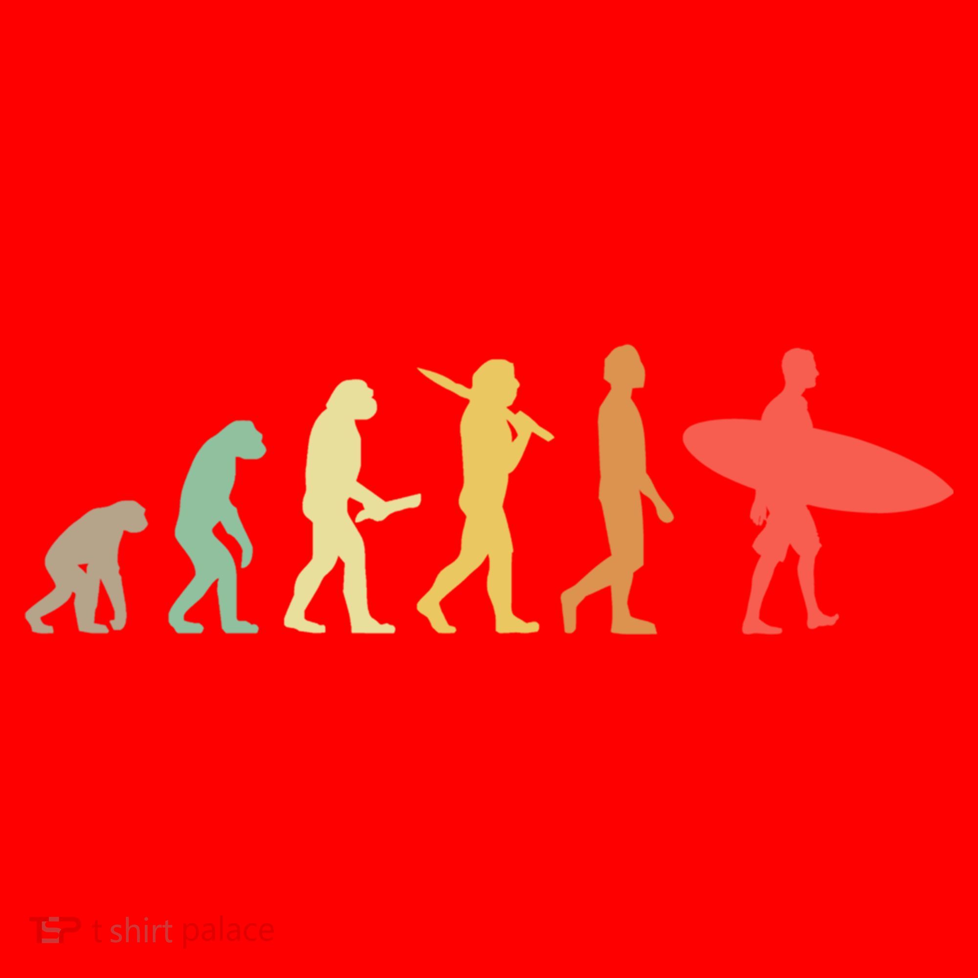 Retro Surfing Evolution Gift For Surfers Meaningful Gift Santa Hat