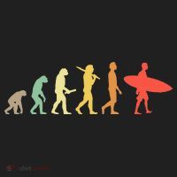 Retro Surfing Evolution Gift For Surfers Women's Sweatshirt thumb 2