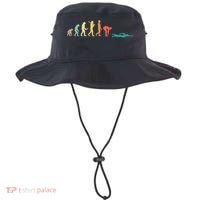 Retro Swimming Evolution Gift For Swimmers Gift Bucket Hat thumb 0