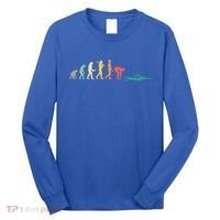 Retro Swimming Evolution Gift For Swimmers Gift Long Sleeve Shirt thumb 0