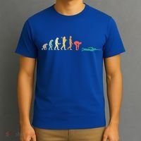 Retro Swimming Evolution Gift For Swimmers Gift T-Shirt thumb 3