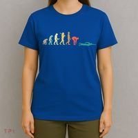 Retro Swimming Evolution Gift For Swimmers Gift T-Shirt thumb 4