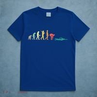 Retro Swimming Evolution Gift For Swimmers Gift T-Shirt thumb 5