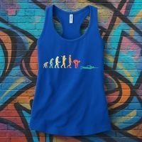 Retro Swimming Evolution Gift For Swimmers Gift Women's Tank Top thumb 3