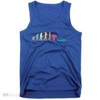Retro Swimming Evolution Gift For Swimmers Gift Tank Top thumb 0