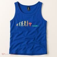 Retro Swimming Evolution Gift For Swimmers Gift Tank Top thumb 2