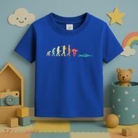 Retro Swimming Evolution Gift For Swimmers Gift Toddler T-Shirt thumb 3