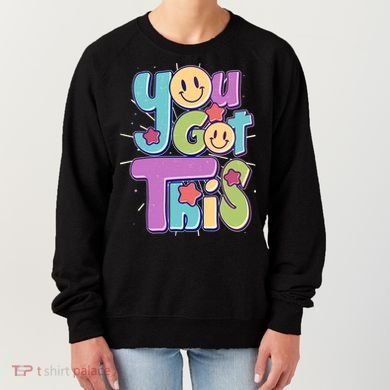 Retro Smiley Emoji You Got This Women's Sweatshirt