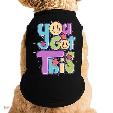 Retro Smiley Emoji You Got This Doggie Tank