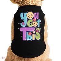Retro Smiley Emoji You Got This Doggie Tank thumb 0