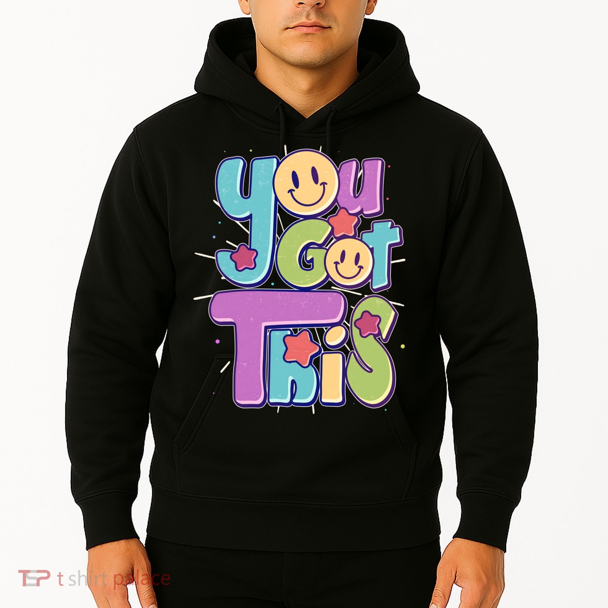 Retro Smiley Emoji You Got This Hoodie