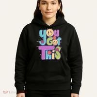 Retro Smiley Emoji You Got This Hoodie thumb 5