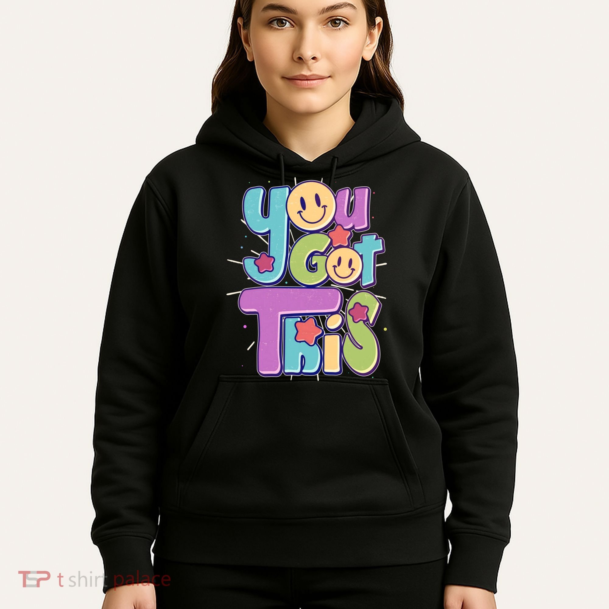 Retro Smiley Emoji You Got This Hoodie