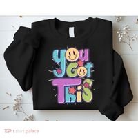 Retro Smiley Emoji You Got This Sweatshirt thumb 2