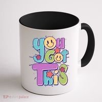 Retro Smiley Emoji You Got This Coffee Mug thumb 1