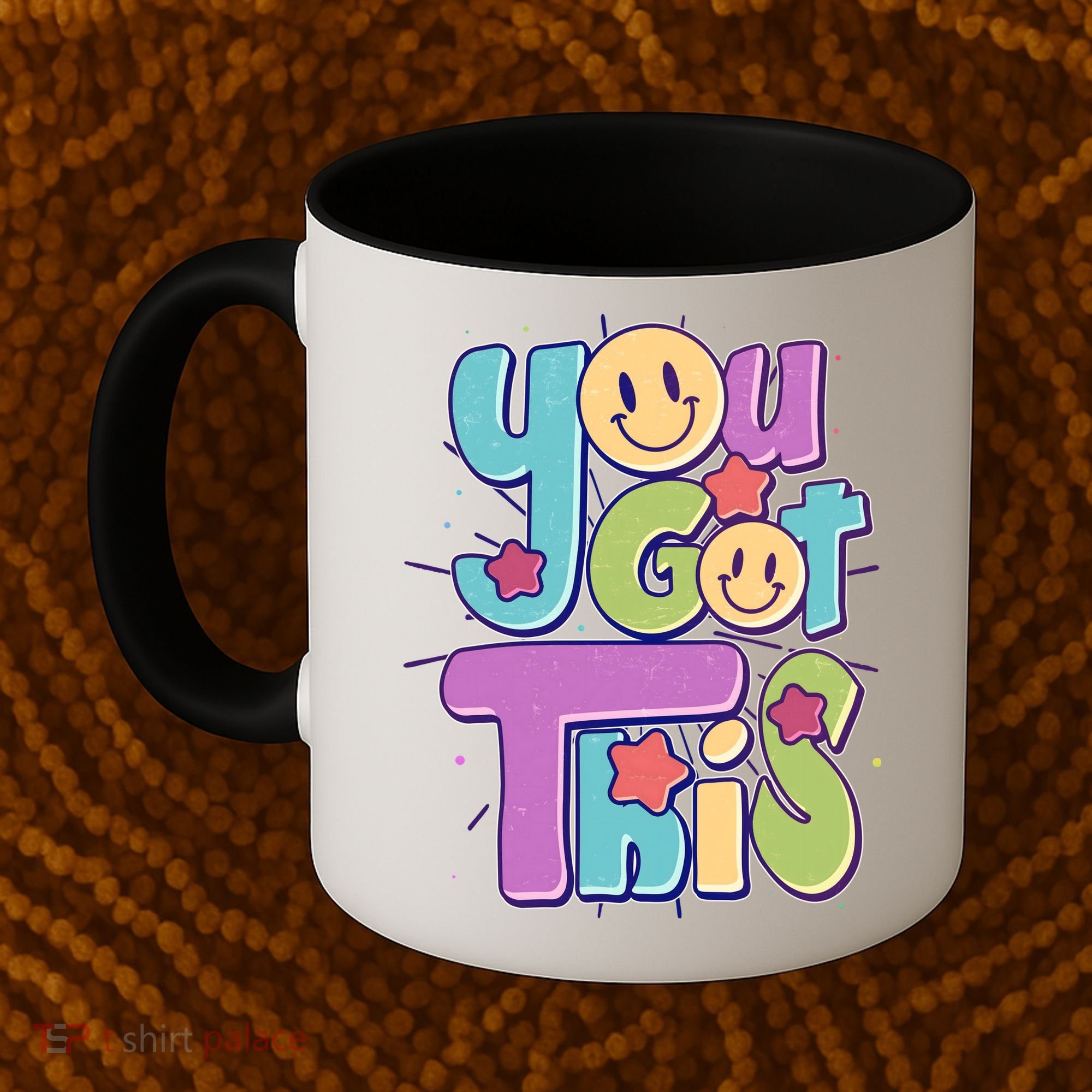 Retro Smiley Emoji You Got This Coffee Mug