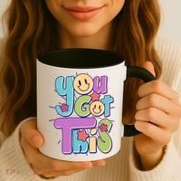 Retro Smiley Emoji You Got This Coffee Mug thumb 3