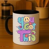 Retro Smiley Emoji You Got This Coffee Mug thumb 4