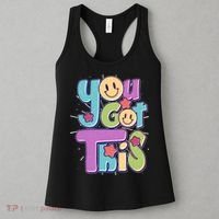 Retro Smiley Emoji You Got This Women's Tank Top thumb 3