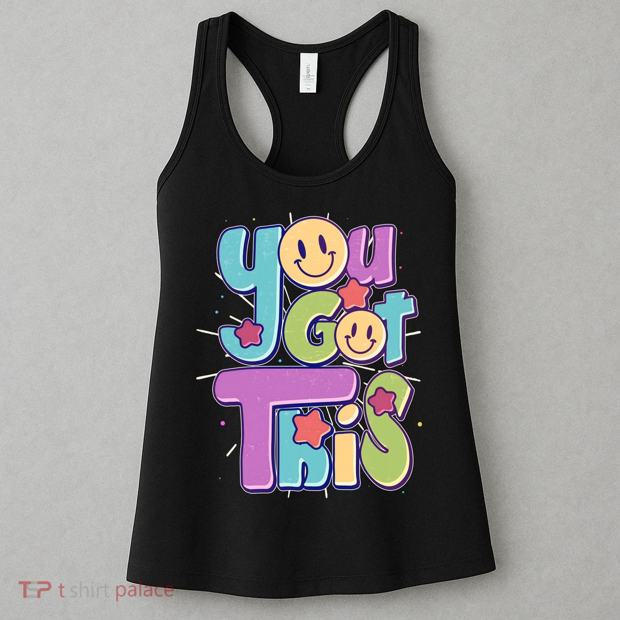 Retro Smiley Emoji You Got This Women's Tank Top